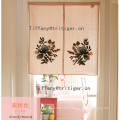 wholesale cotton linen colorful Lu Embroidery door curtain /window curtain